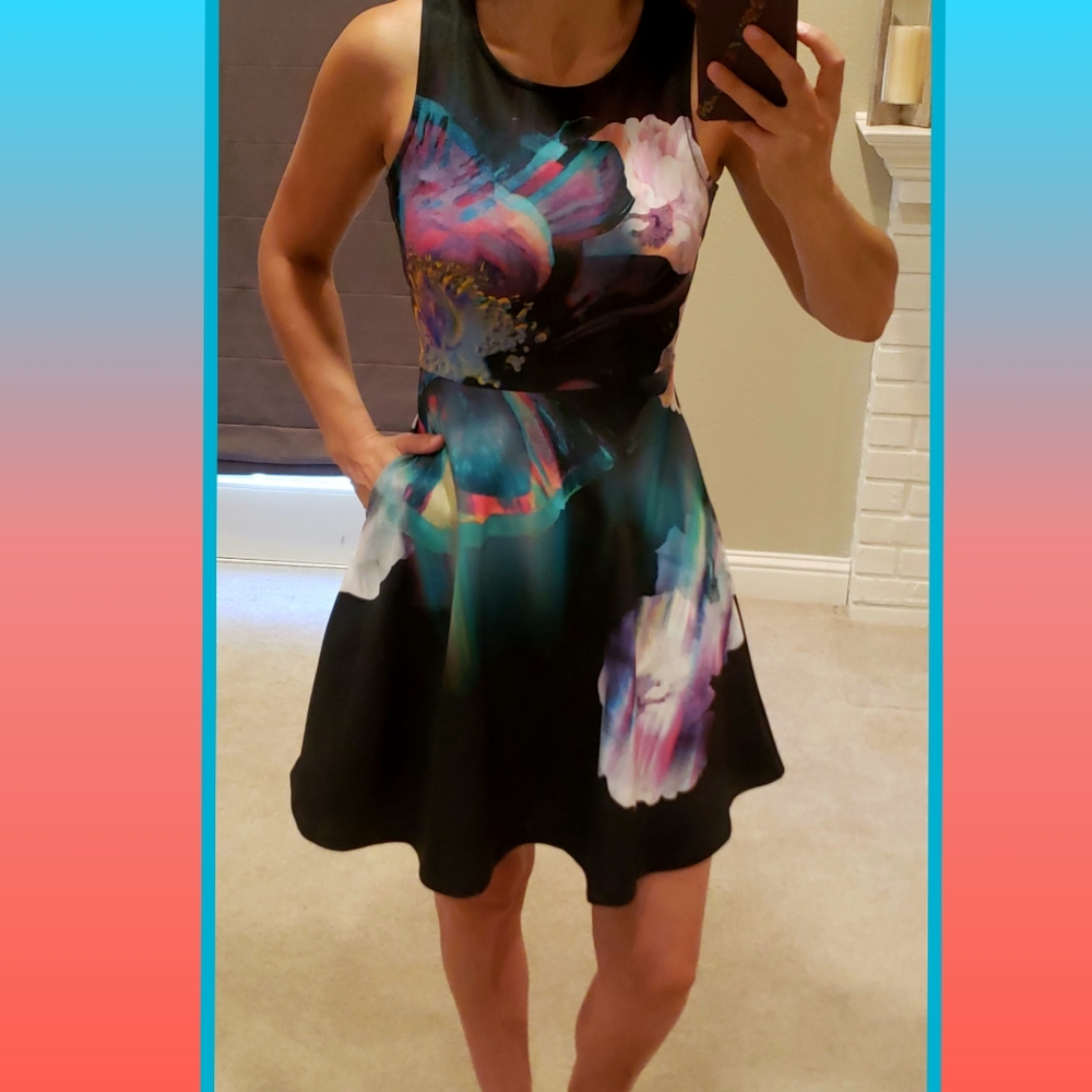Apt 9 Colorful Fit & Flare Dress